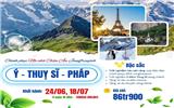Ý - THỤY SỸ - PHÁP - 11N10Đ